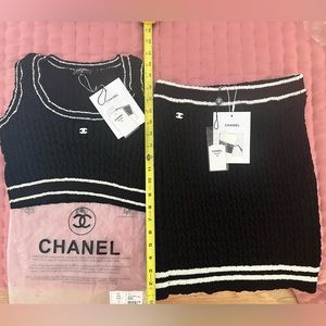 Chanel top and skirt size 40